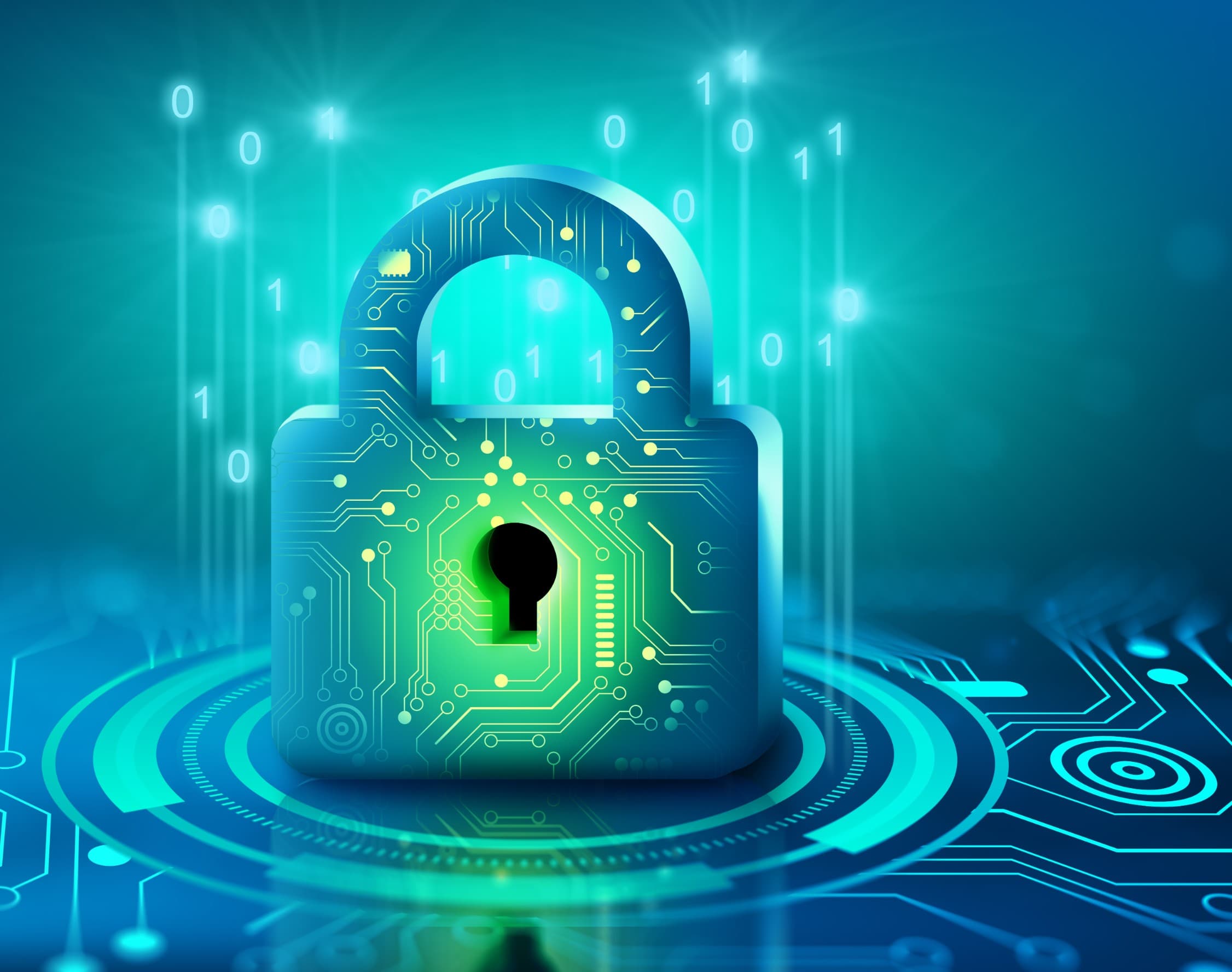 Futuristic rocket flying toward a glowing target